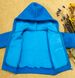 Теплый костюмчик для малышей Дымка сине - бирюзовый, 80, Теплый футер