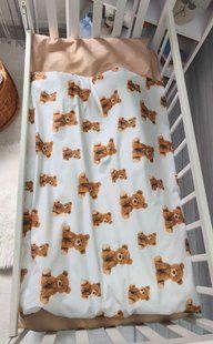 Постіль змінна в дитяче ліжечко beige bears