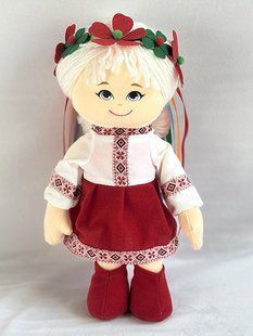 Сувенірна м'яка іграшка лялька Україночка 31 см, М'які іграшки ІНШІ, від 10 до 60 см