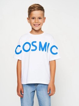 Дитяча футболка Космічна для хлопчика супрем біла