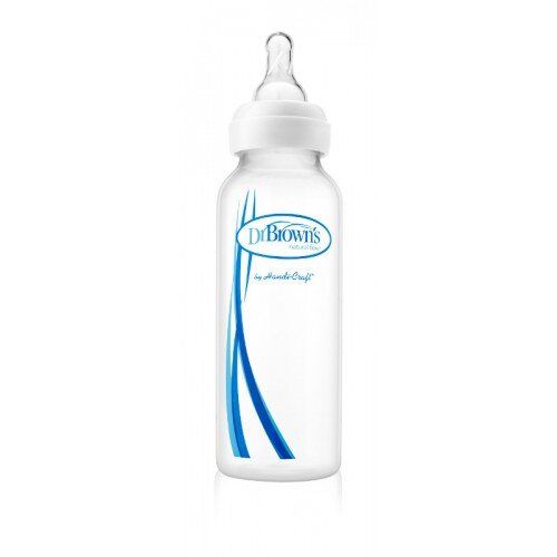 Дитяча пляшечка для годування з вузькою шийкою, 250 мл, 1 шт. в упаковці, Прозрачный, 250 мл, Зі стандартною шийкою