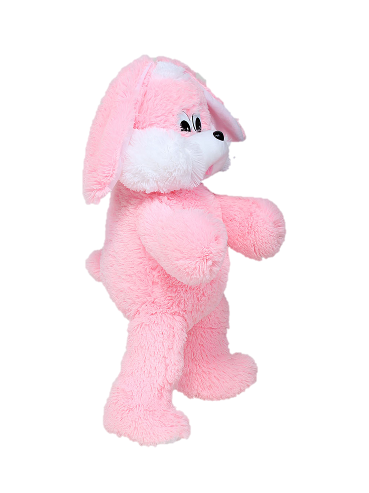 М'яка іграшка «ЗАЙЧИК ВУХАСТИК» рожевий 90 см