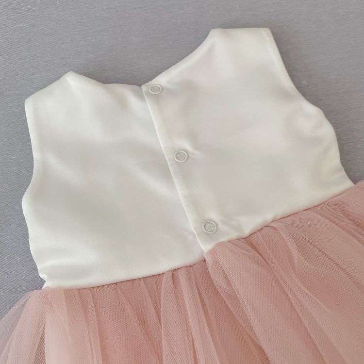 Ошатна сукня + пов'язка Емілія для дівчинки пудра, 92, Кулір, Плаття