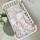 Сменный постельный комплект в кроватку для новорожденных Нежные Бабочки, 90х110 см