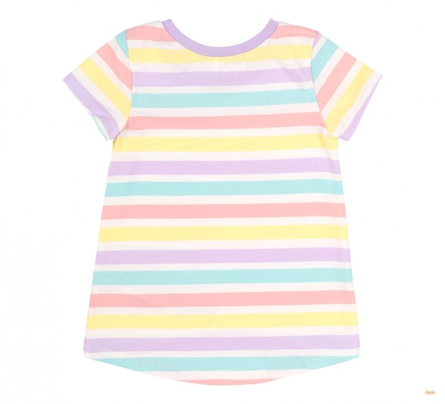 Детская футболка Day Wonderful для девочки разноцветная