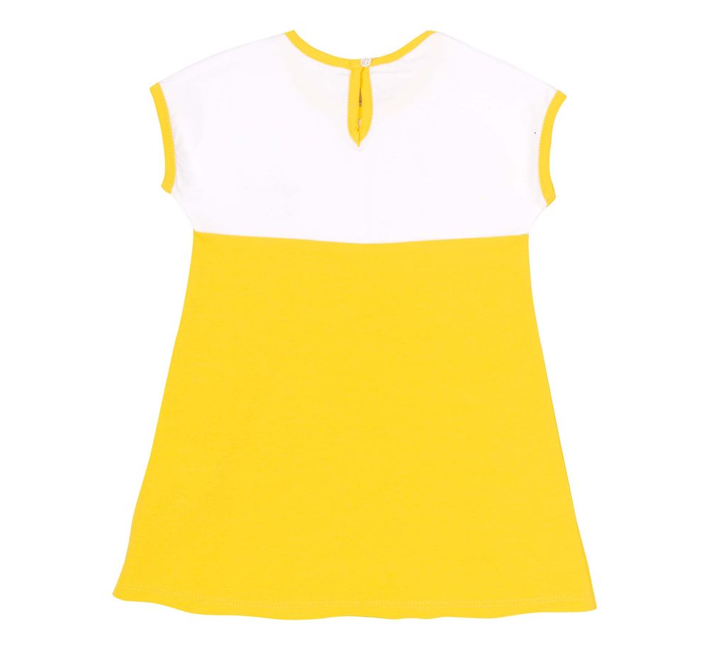 Детское летнее платье Super girl для девочки супрем желтый