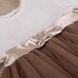 Сукня Ніжність - 2 для малечі інтерлок + фатин кавова, 56, Інтерлок, Плаття