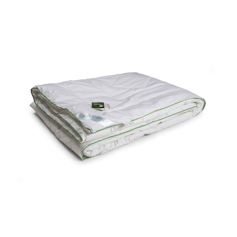 Летнее Бамбуковое одеяло в тике 200х220, 200х220см (±5 см), Летнее одеяло, Бамбуковое волокно, Тик