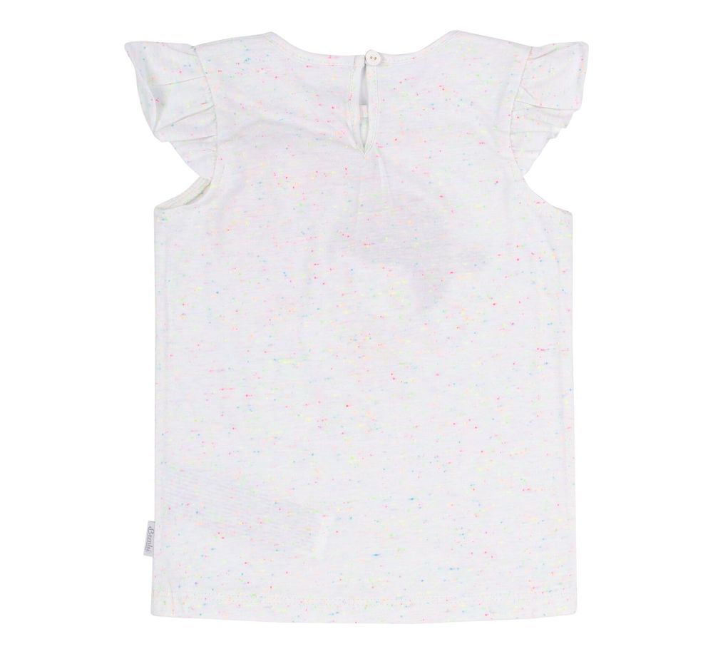 Літня футболка для дівчинки Кульки біла, 92, Супрем