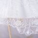 Ошатна сукня Меланія для дівчинки біла , 92, Атлас