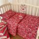 Сменное постельное белье для новорожденных Новый Год красное, 110х145 см