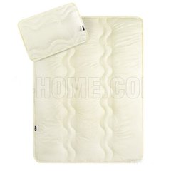 Набор в кроватку одеяло+подушка для новонароджених, Молочный, 100х135см, Всесезонное, Одеяло, Подушка, Одеяло с подушкой