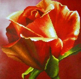 Наборы для вышивания крестом 41х41 Red Rose