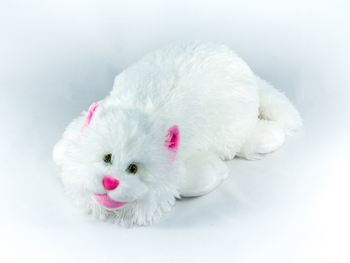 Мягкая игрушка «БЕЛЫЙ КОТ», Белый, Мягкие игрушки КОТЫ, до 60 см
