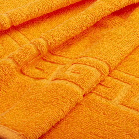 Махровое полотенце Версаче 35 х 60 оранжевое