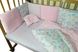 Постільний набір в ліжечко для новонародженого Єдиноріг плюш фото 2