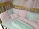 Постельный набор в кроватку для новорожденного Единорог плюш