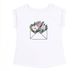 Дитяча футболка Квіти у Конверті для дівчинки супрем