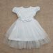 Дитяча сукня Ніжність - 2 для дівчинки кулір + фатин біла