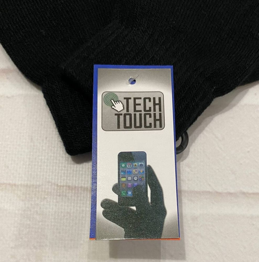 Детские перчатки с эффектом Touch черные