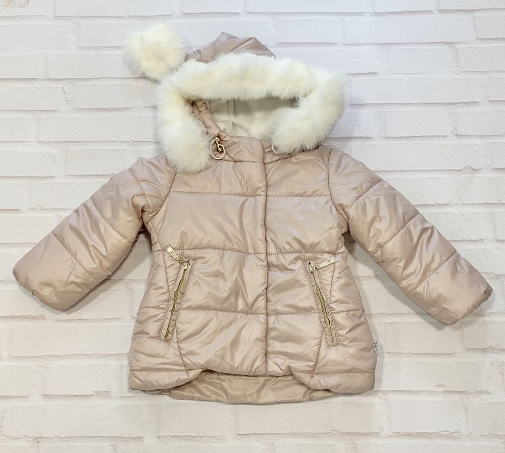 Куртка зимова для дівчинки LITTLE GIRL ПУДРА