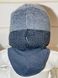 Зимняя шапка-шлем ГАРРИ ПОТТЕР-4 для мальчика, обхват головы 46 - 48 см, Вязаное полотно, Шапка