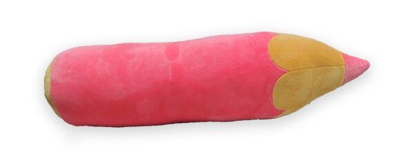 Іграшка - подушка «ОЛІВЕЦЬ» рожевий 55 см, Рожевий, М'які іграшки ІНШІ, до 60 см, Подушки іграшки ІНТЕР'ЄРНІ, Подушки іграшки ДИТЯЧІ