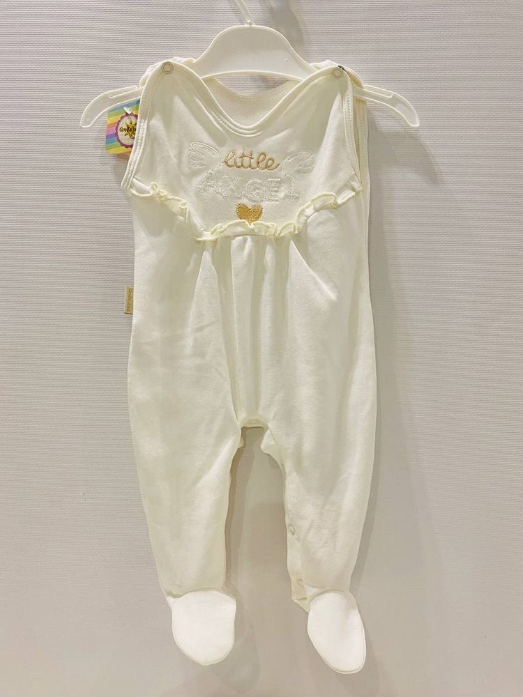 Фото Комплект для новорожденных Angel молочный интерлок, купить по лучшей цене 265 грн