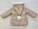 Куртка зимняя для девочки LITTLE GIRL ПУДРА, 92, Плащевка
