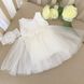Ошатна сукня + пов'язка Емілія для дівчинки молочна, 92, Кулір, Плаття
