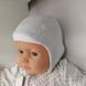 Велюровая шапка для малышей на подкладке Звездочка голуба, обхват головы 40 см, Велюр, Шапка