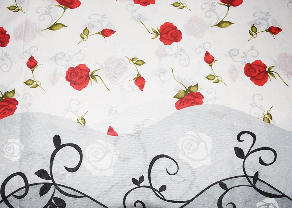 Комплект постельного белья Красные Розы, 180 * 200, бязь