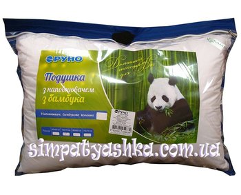 Подушка з наповнювачем з бамбука 50 х 70 см