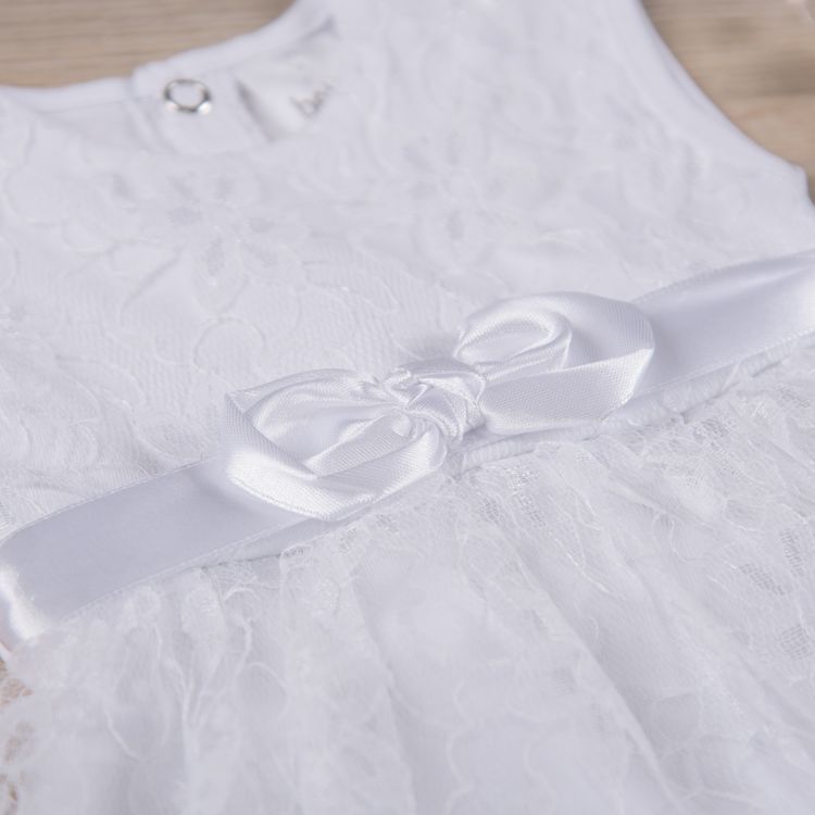 Детское нарядное платье Мрія для девочки белый кулир