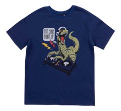 Літня футболка Діджей Діно для хлопчика супрем синя