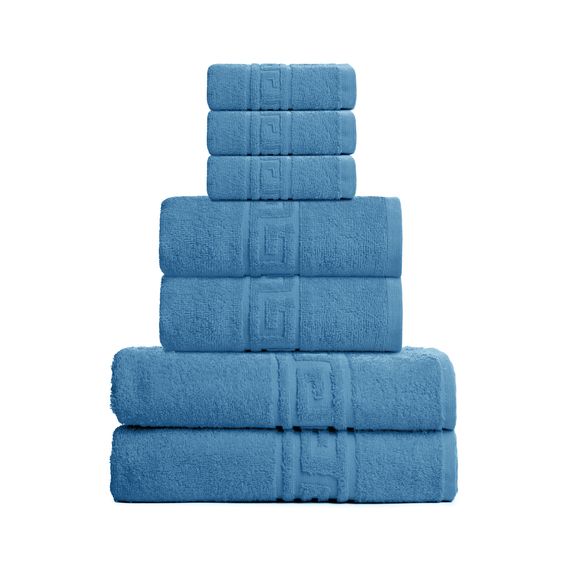 Махровое полотенце Блакитний 70 х 135, Светло - голубой, 70х135