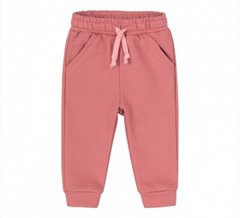 Дитячі спортивні штани Universal рожеві тринитки, Рожевий, 92, Трикотаж трьохнітка