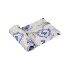 Вафельний набивний рушник "Lavender" 35х70 см