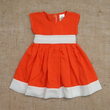 Сукня Кароліна для малечі до року помаранчева