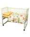 Сатиновый сменный постельный комплект для новорожденных ДЖУНГЛИ, 110х145 см