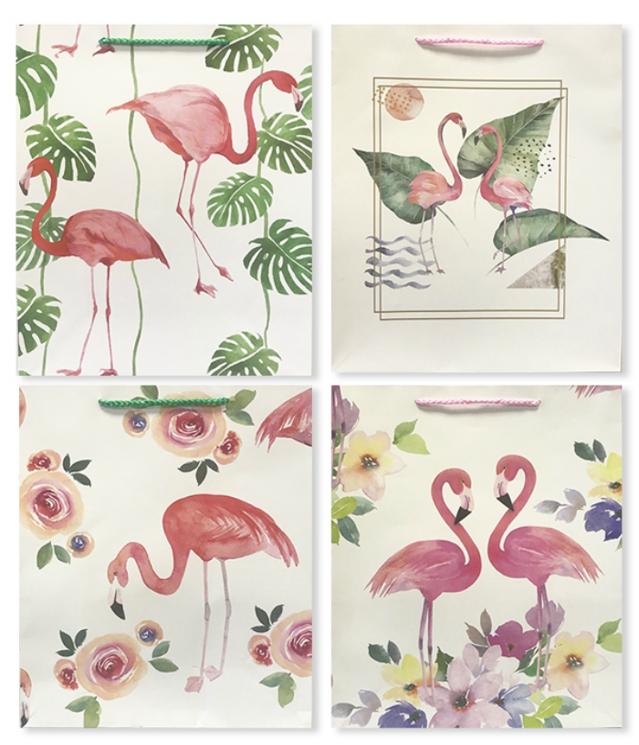 Подарочный пакет Фламинго