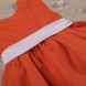 Сукня Кароліна для малечі до року помаранчева, 56, штапель