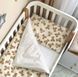Сменный постельный комплект в кроватку для новорожденных Baby Mix, 90х110 см