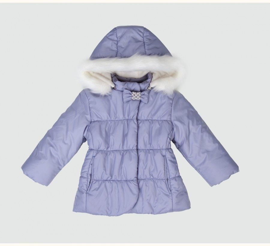 Зимова бірюзова куртка для малюків Бембі для дівчинки