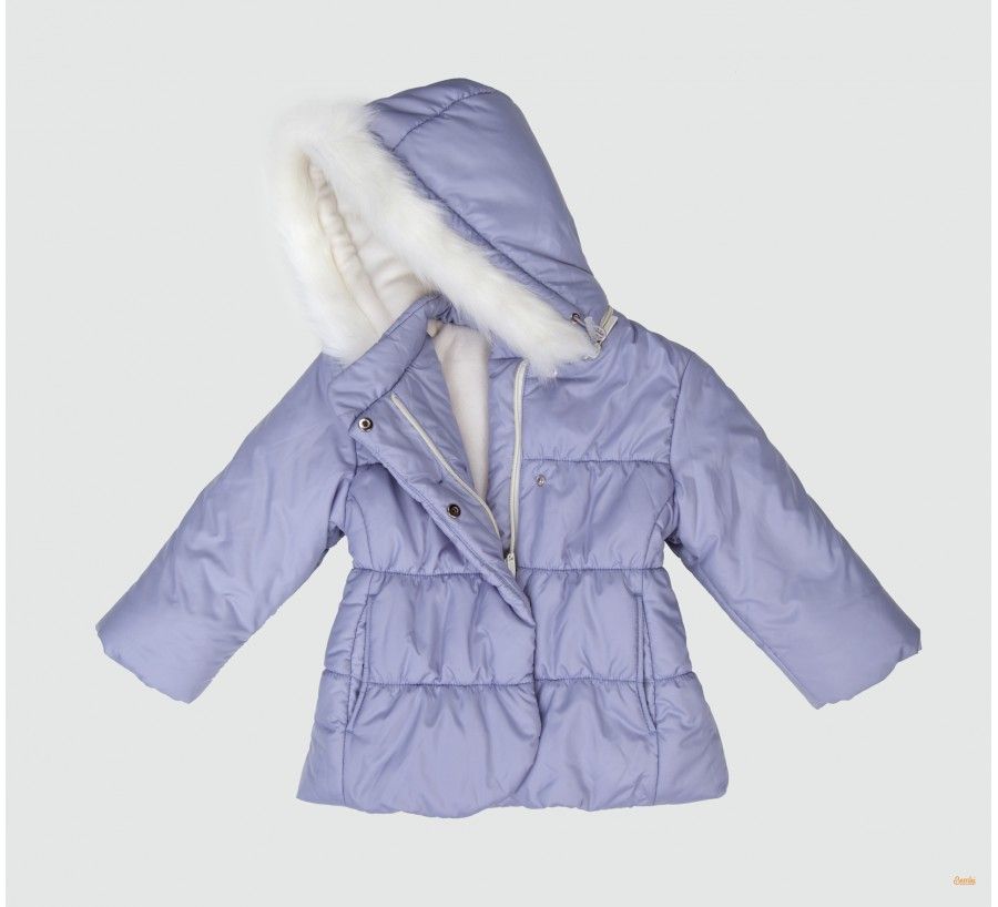 Зимняя куртка для девочки с термоутеплителем, 80, Плащевка, Куртка, Для девочки