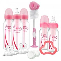 Подарочный стартовый набор для новорожденного, цвет розовый 16 предметов, Розовый, набор, Со стандартным горлышком