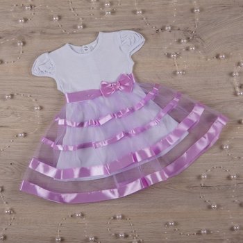 Нарядное платье Маленька Леді для малышки с лиловым