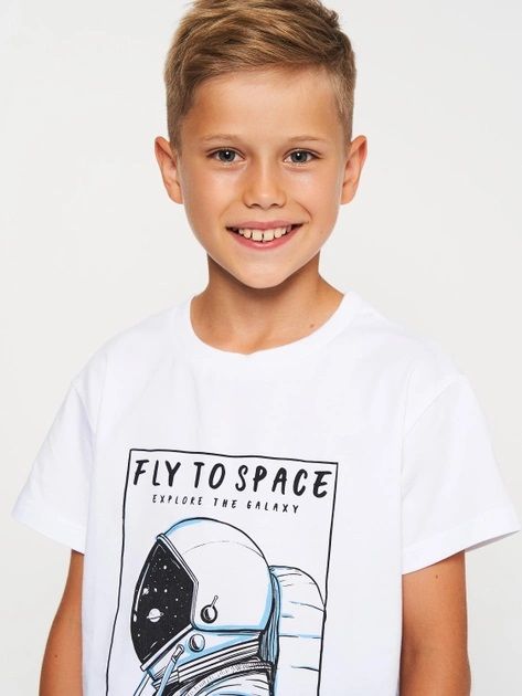 Дитяча футболка Я у Космосі для хлопчика супрем, 104, Супрем