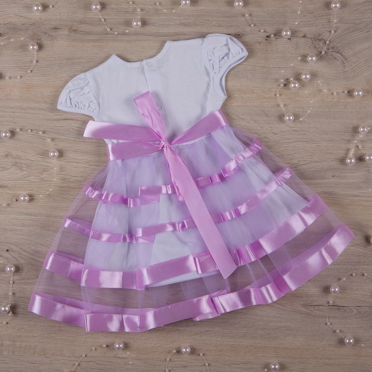 Ошатна сукня Маленька Леді для малечі з лиловим