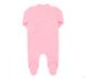 Флисовый комбинезон Затишок рожевий для новорожденных
